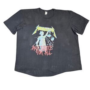 VTG 90s Metallica And Justice For All Album Tour Men's 3xl Vintage Single Stitch
